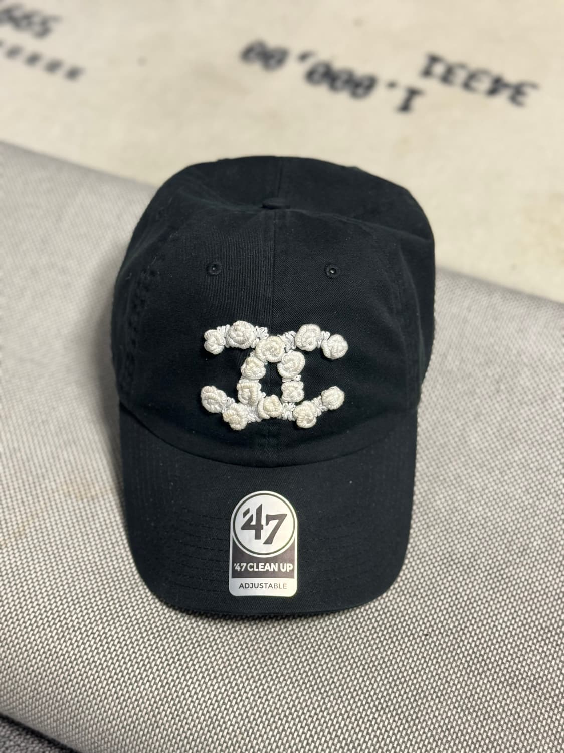 Nptsss 샤넬 로고 볼캡 블랙 (중고) 상품이미지1