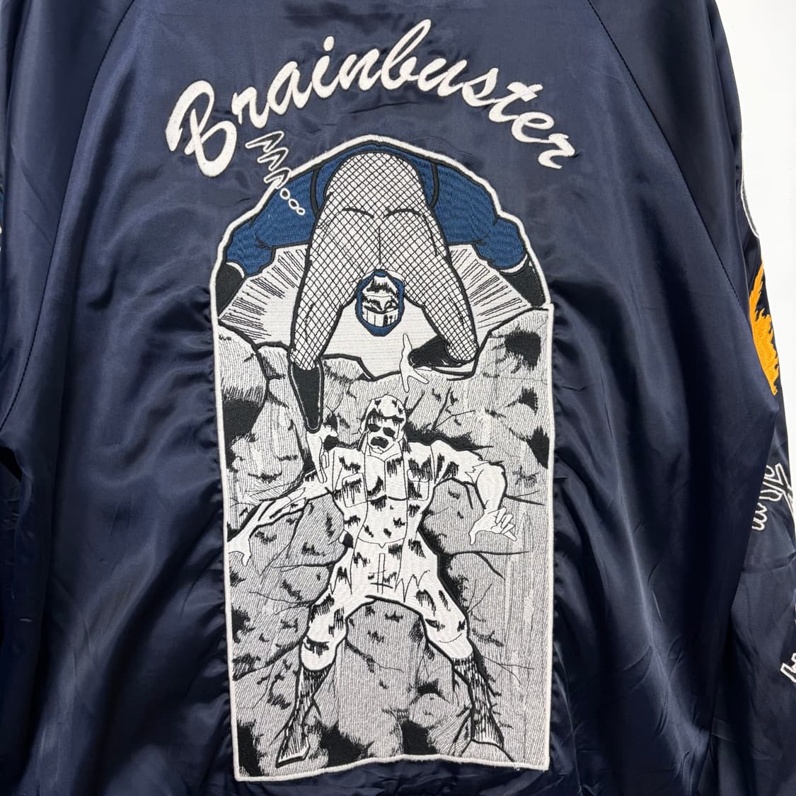 근육맨 작가 일러스트 스카잔 수베니어 자켓 상품이미지6