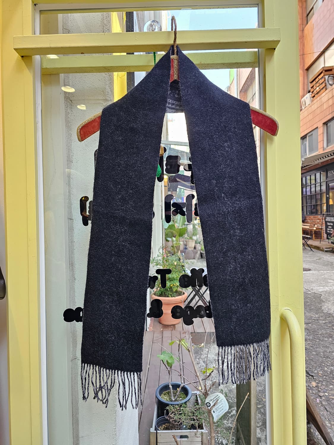 Kousei 캐시미어 반전 페이즐리 머플러 상품이미지4