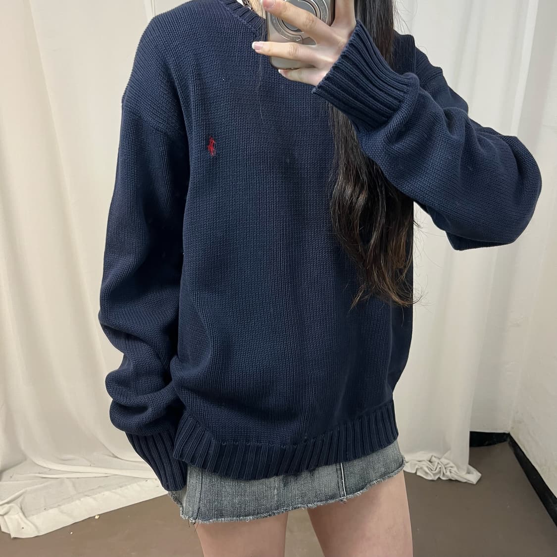 Polo Ralph Lauren navy knit 상품이미지3