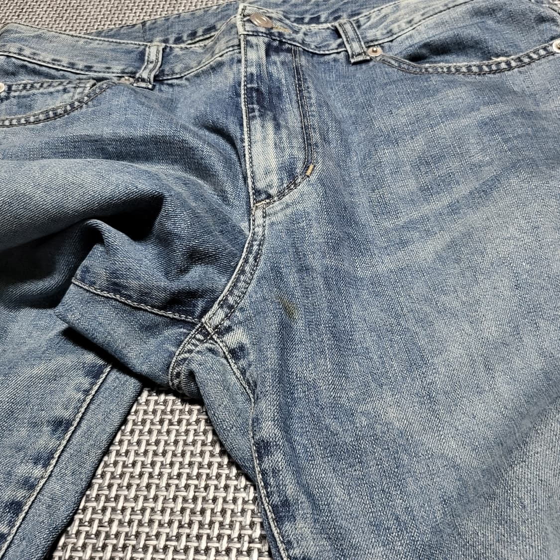 솔리드옴므 18ss 워싱 청바지 데님팬츠 (48/32) 상품이미지6