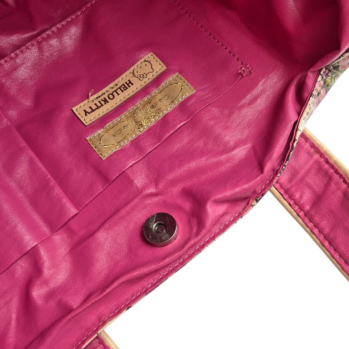 10s 키티 사만사타바사 플로랄 pvc 쇼퍼백 상품이미지5