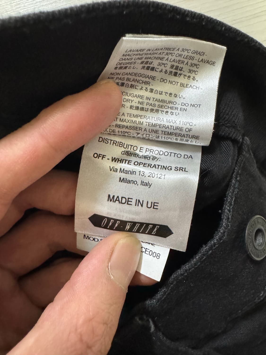 오프화이트 코튼팬츠 31 상품이미지6