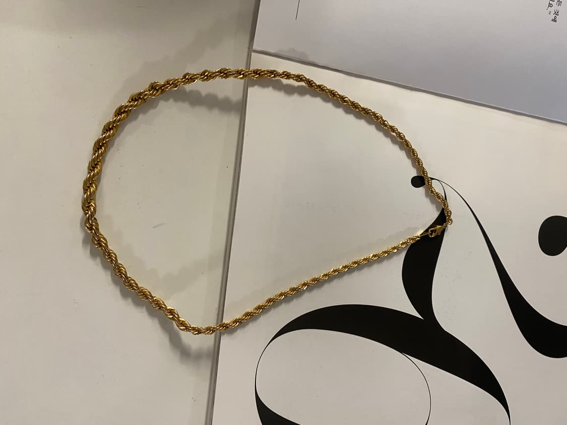 빈티지 골드 체인 로프 목걸이 상품이미지5