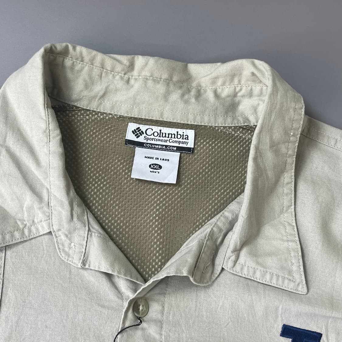 컬럼비아 연카키 자수 반팔 워크셔츠 2XL 상품이미지4