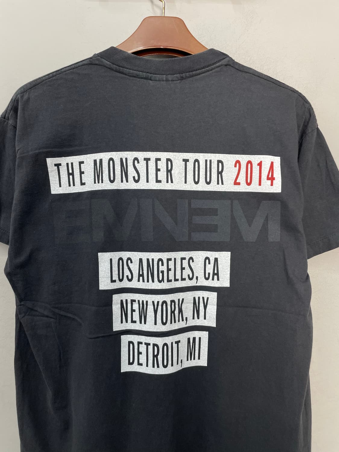 빈티지 에미넴 2014 몬스터 투어 데빌혼 반팔 H2444 상품이미지5