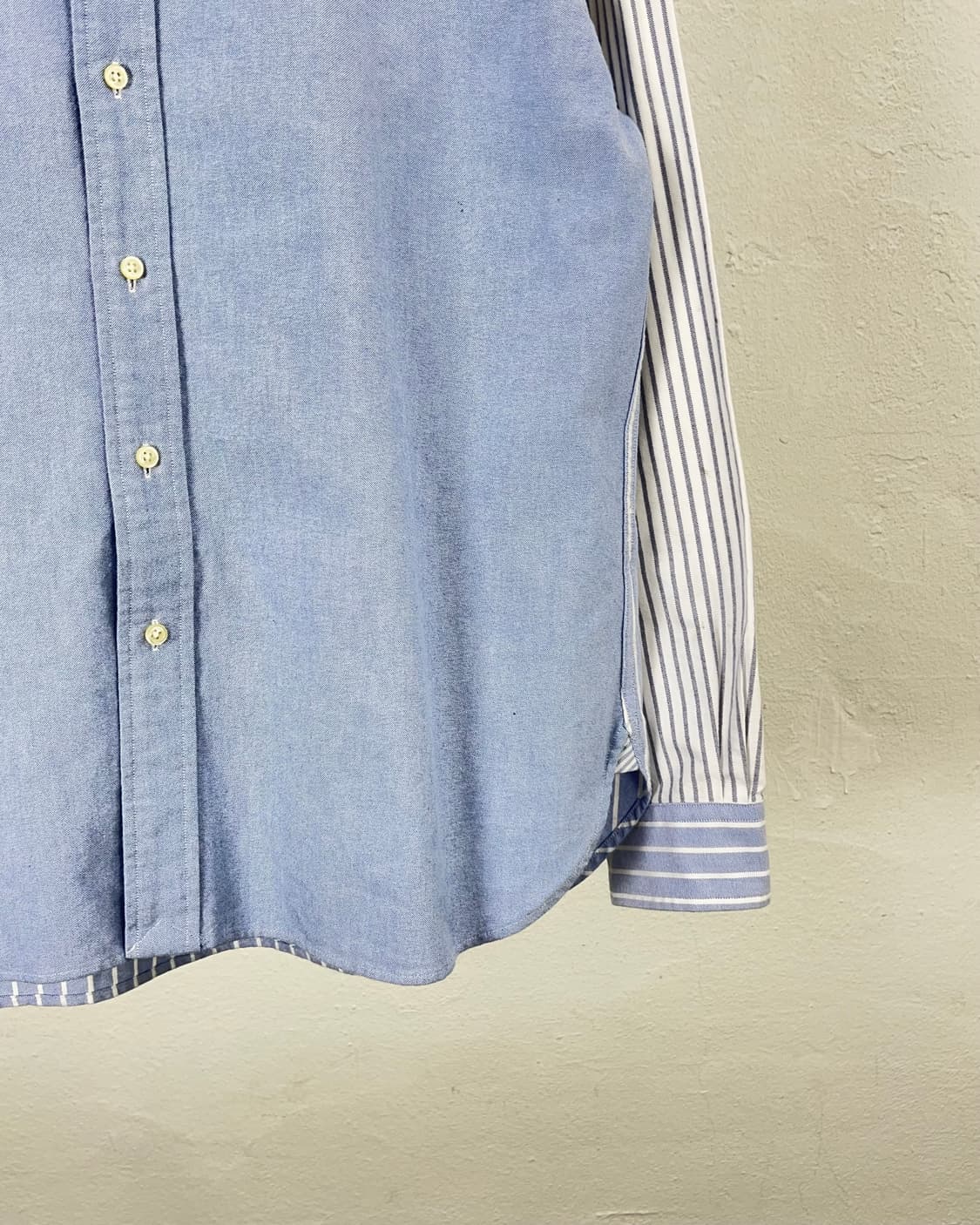 랄프로렌 스트라이프 투톤 옥스포드 클래식 핏 셔츠 상품이미지5