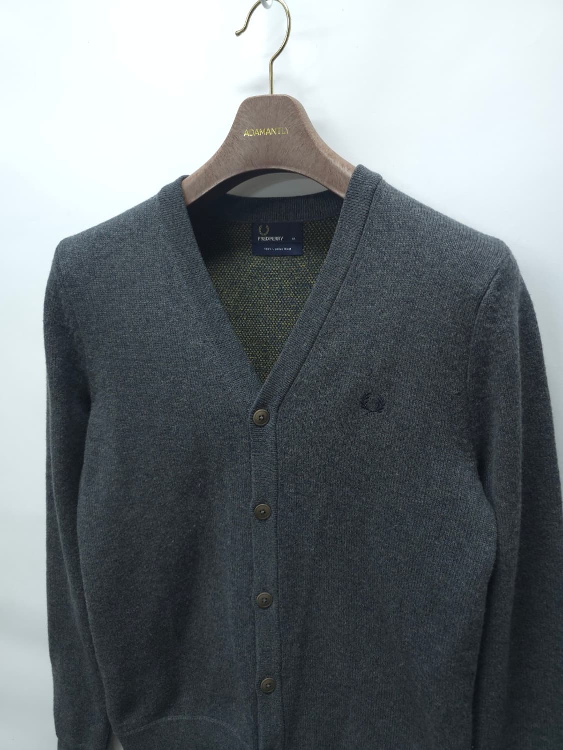 프레드페리 남성 램스울 가디건 M 상품이미지2