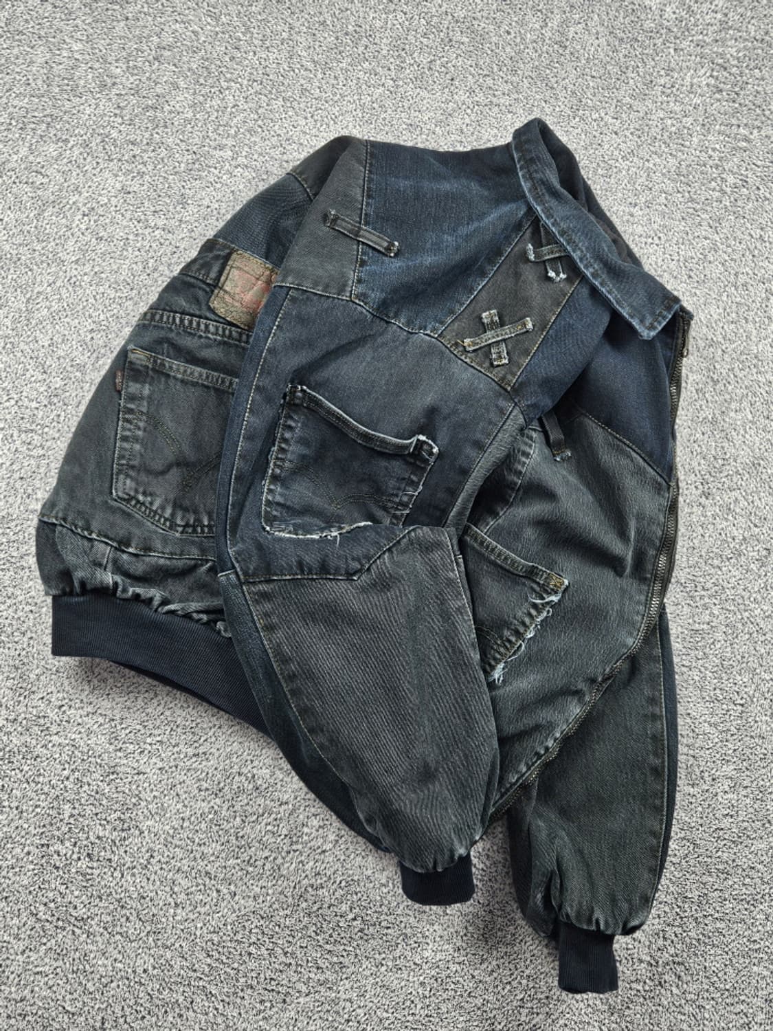 리바이스 리빌드 패치워크 커스텀 데님 자켓 (상세설명참조) / 10176 상품이미지4