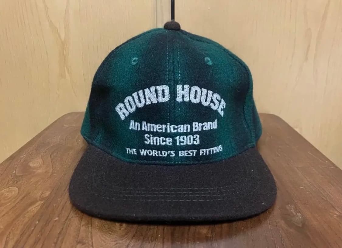 라운드하우스 버팔로 타탄체크 울 캡 모자 워크웨어 빈티지 아메리카 상품이미지1