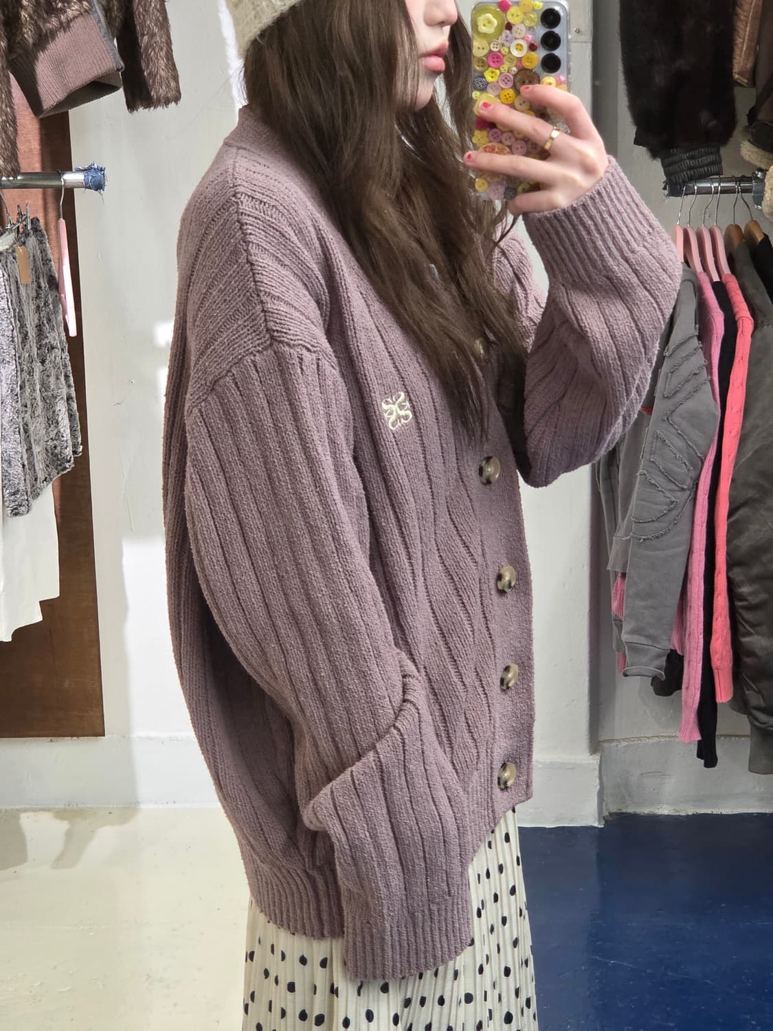 SATUR 세터 빅골지 가디건 상품이미지2