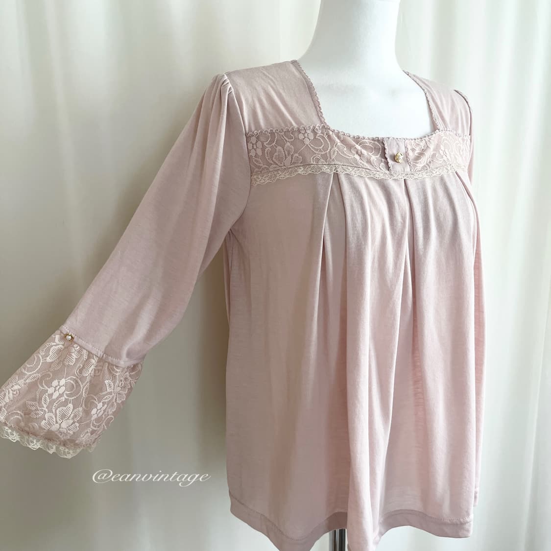 pink lace t-shirt 상품이미지3