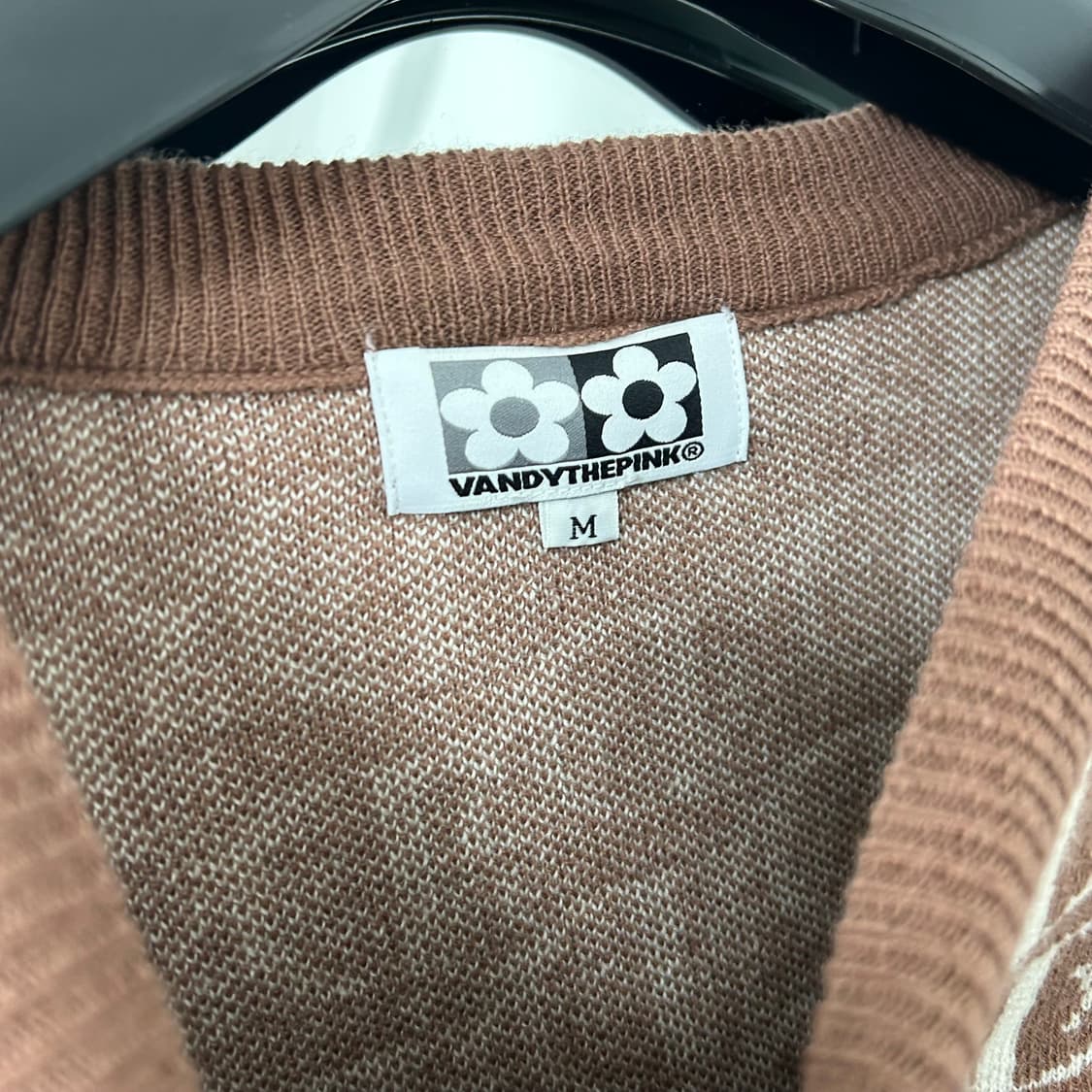 반디더핑크 로고 니트 상품이미지7