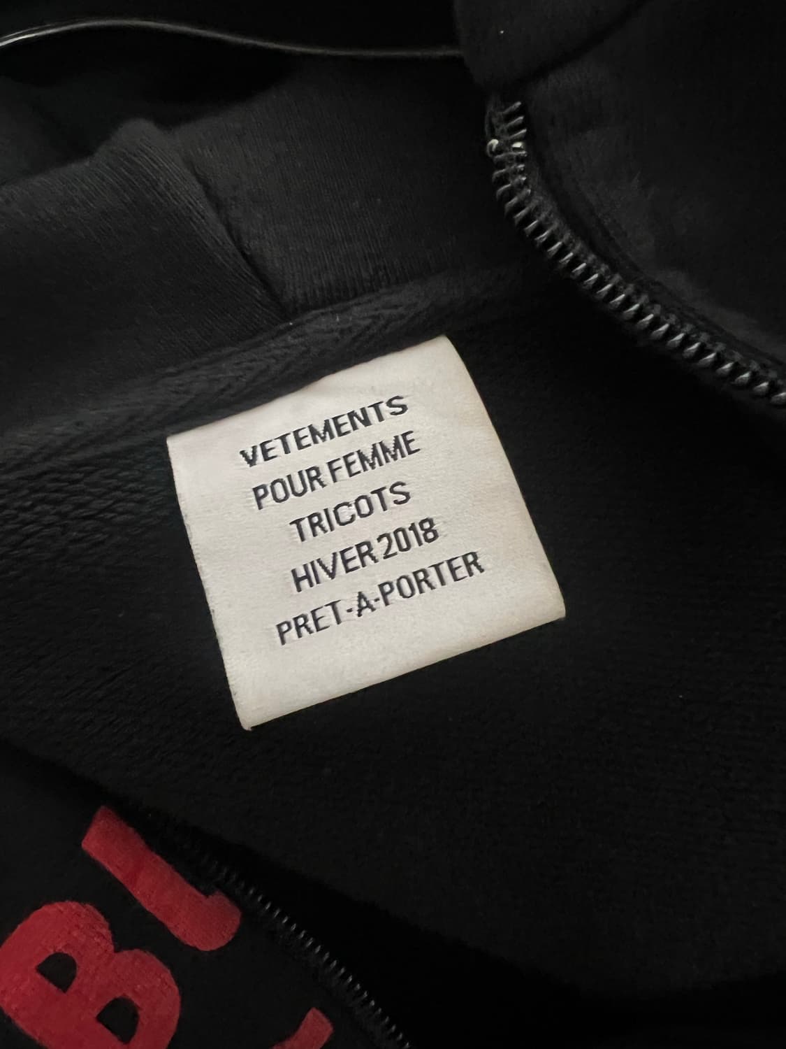 베트멍 앤트워프 후드집업(S) 상품이미지4