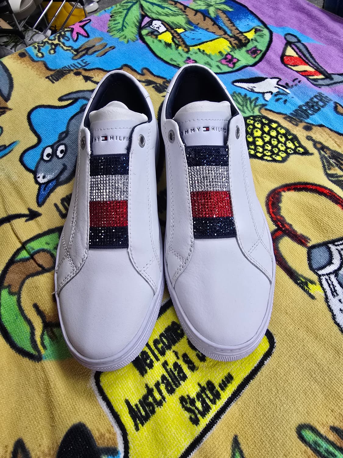타미힐피거 화이트 스니커즈 슬립온 (1469) 상품이미지3