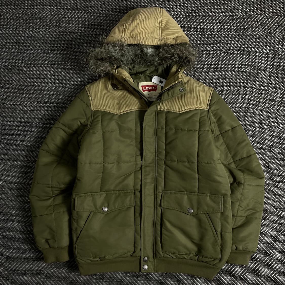 리바이스 USA 아메카지 울프죠 퀼팅 자켓o 3168 상품이미지1