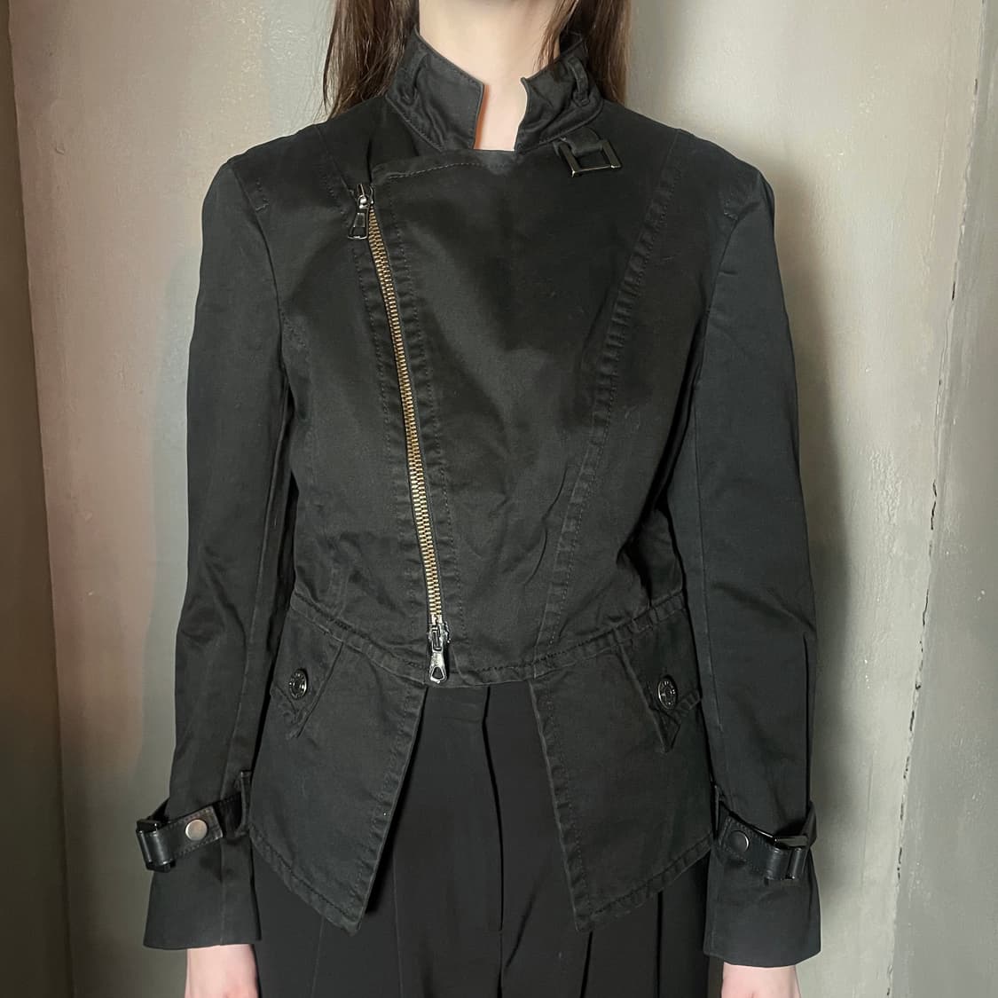 03aw 디스퀘어드 코튼 바이커 자켓 상품이미지3