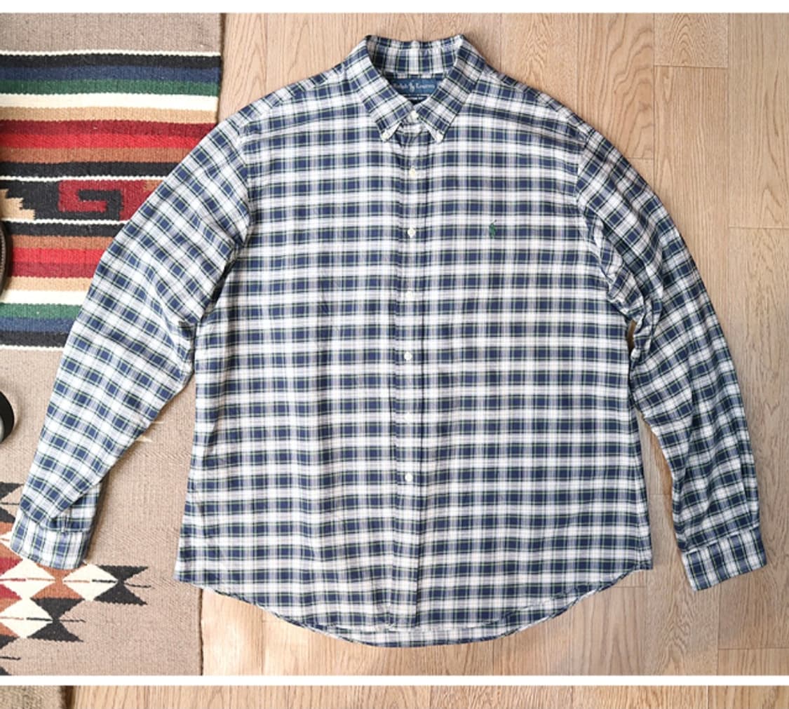 
POLO ralph rauren 폴로 랄프로렌 코튼100% 체크남방 상품이미지1