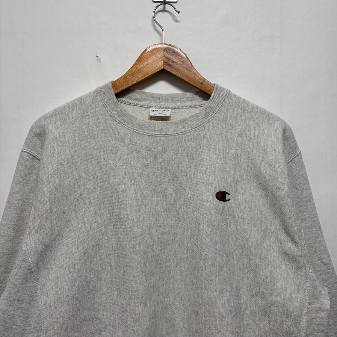 챔피온 리버스위브 그레이 맨투맨 상품이미지2