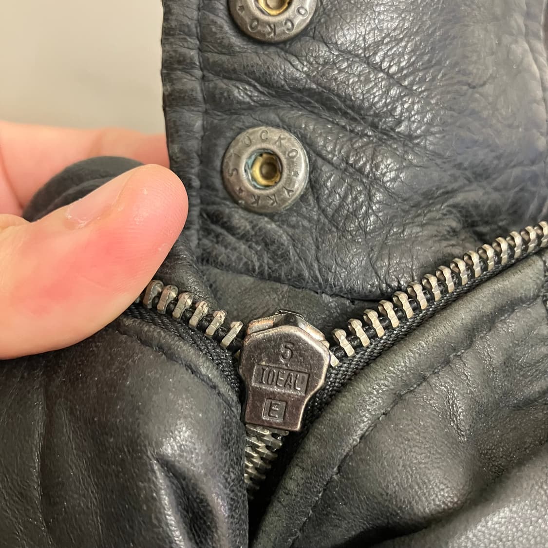 N189 퀵실버 가죽자켓 상품이미지6