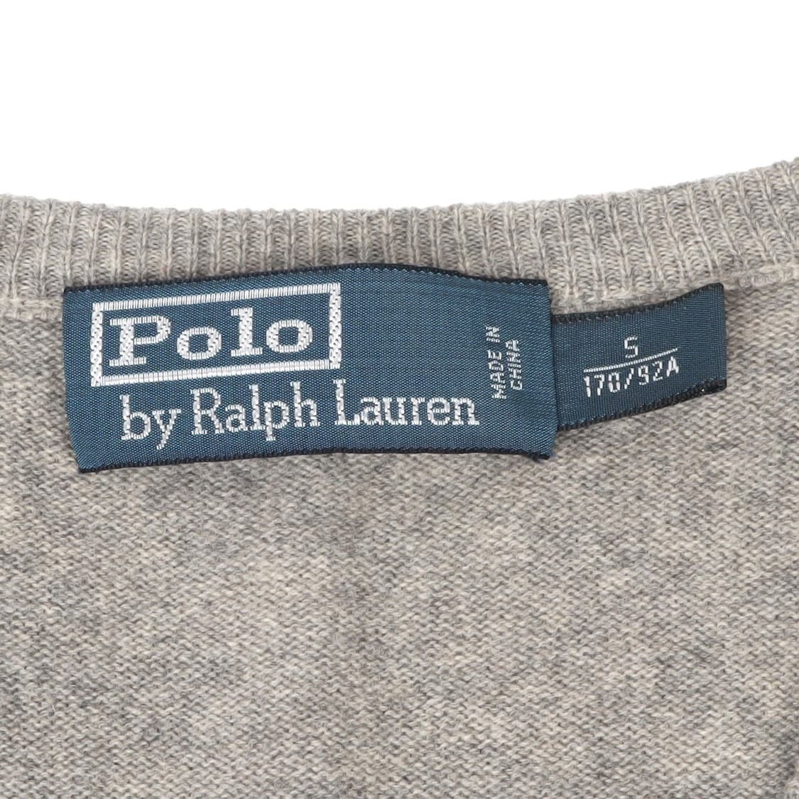 폴로 랄프로렌 그레이 메리노울 브이넥 니트 상품이미지7