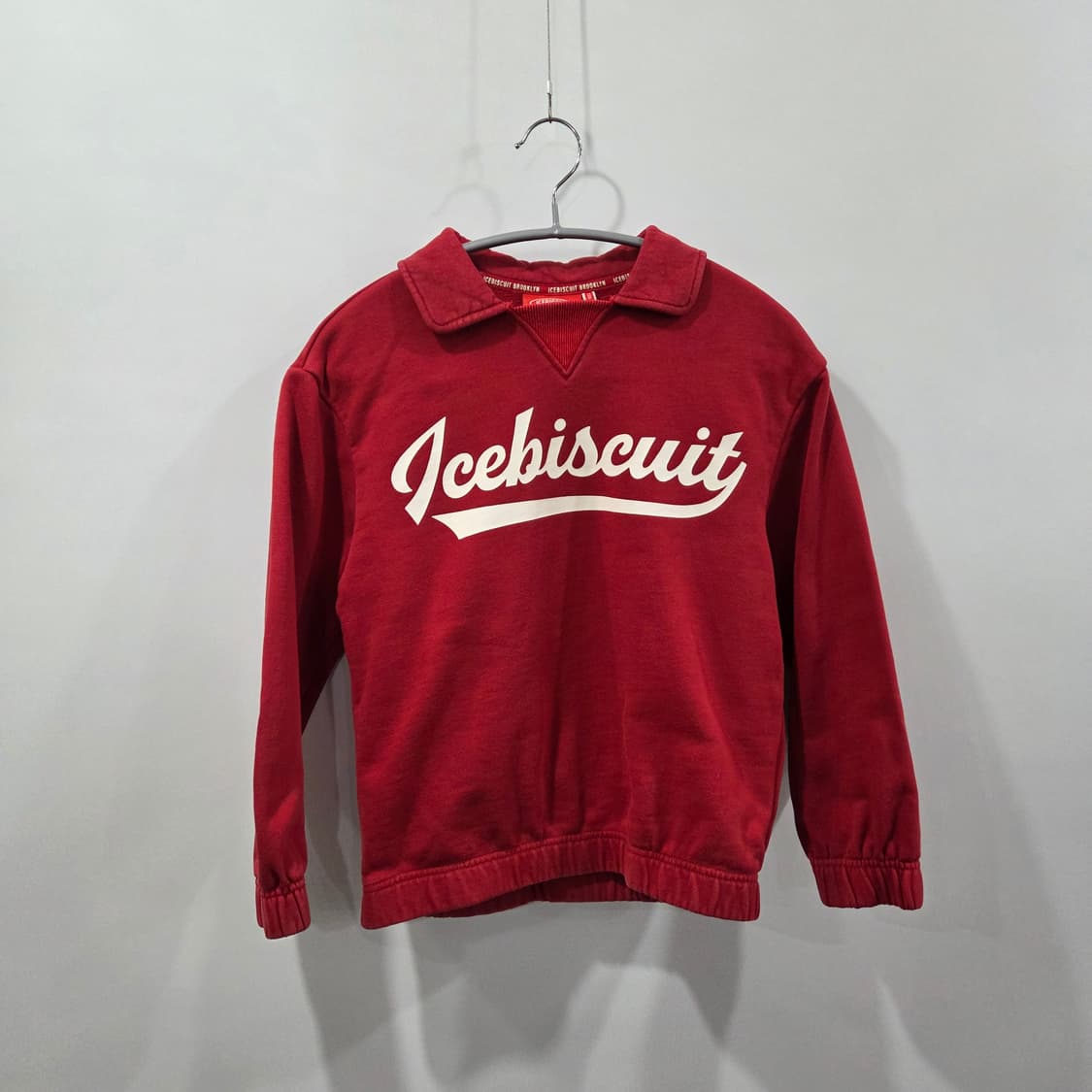 아이스비스킷 카라 프린팅 맨투맨 130 상품이미지1