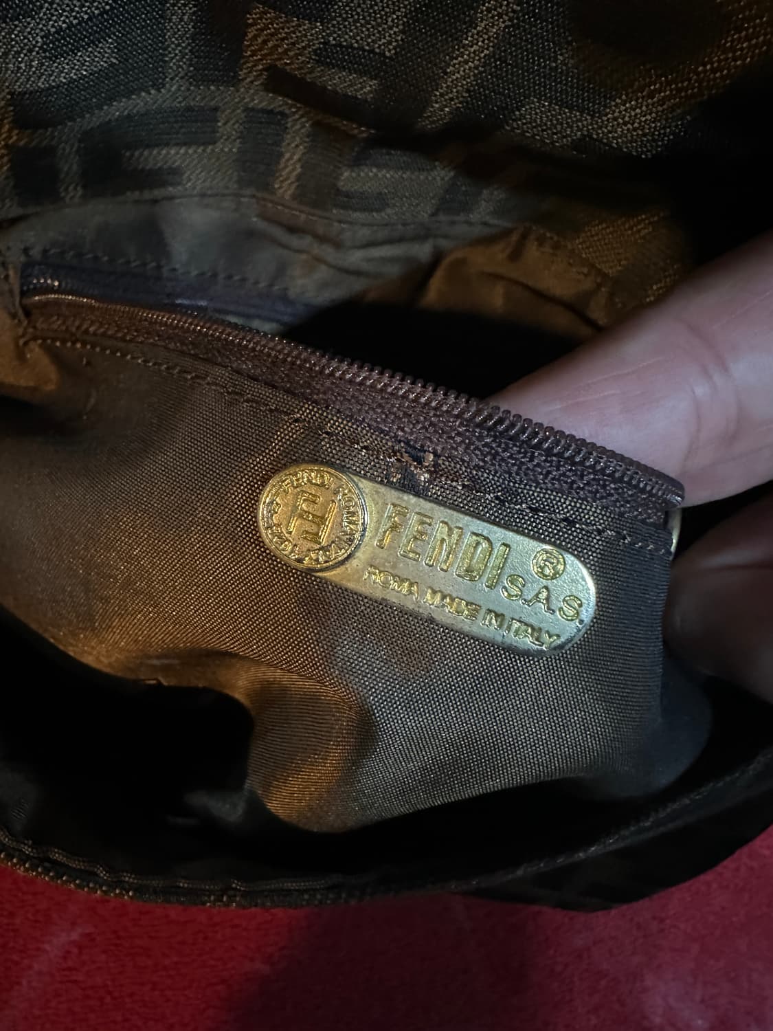 펜디 FF로고 미니 바게트백 상품이미지7