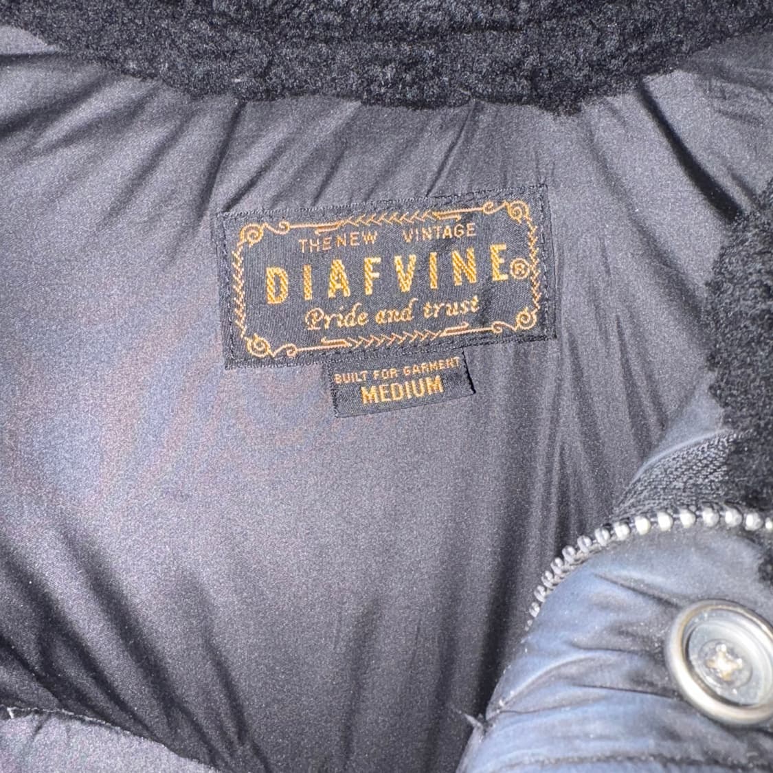 디아프바인 웨스턴 가죽 패딩 M 상품이미지9