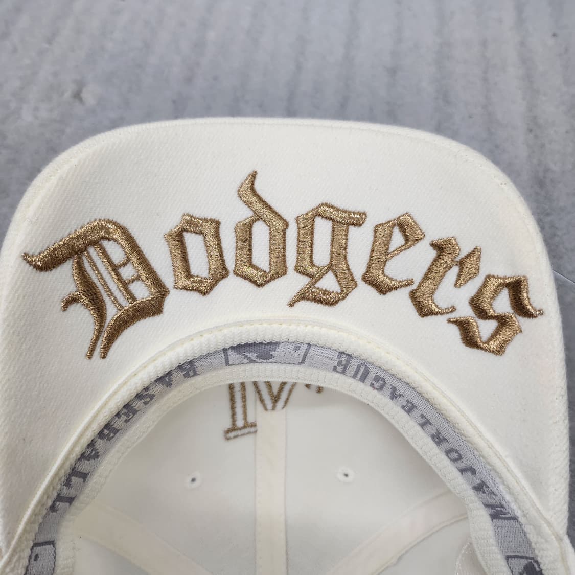 MLB 정품 LA 다저스 볼캡 55cm 화이트 상품이미지7