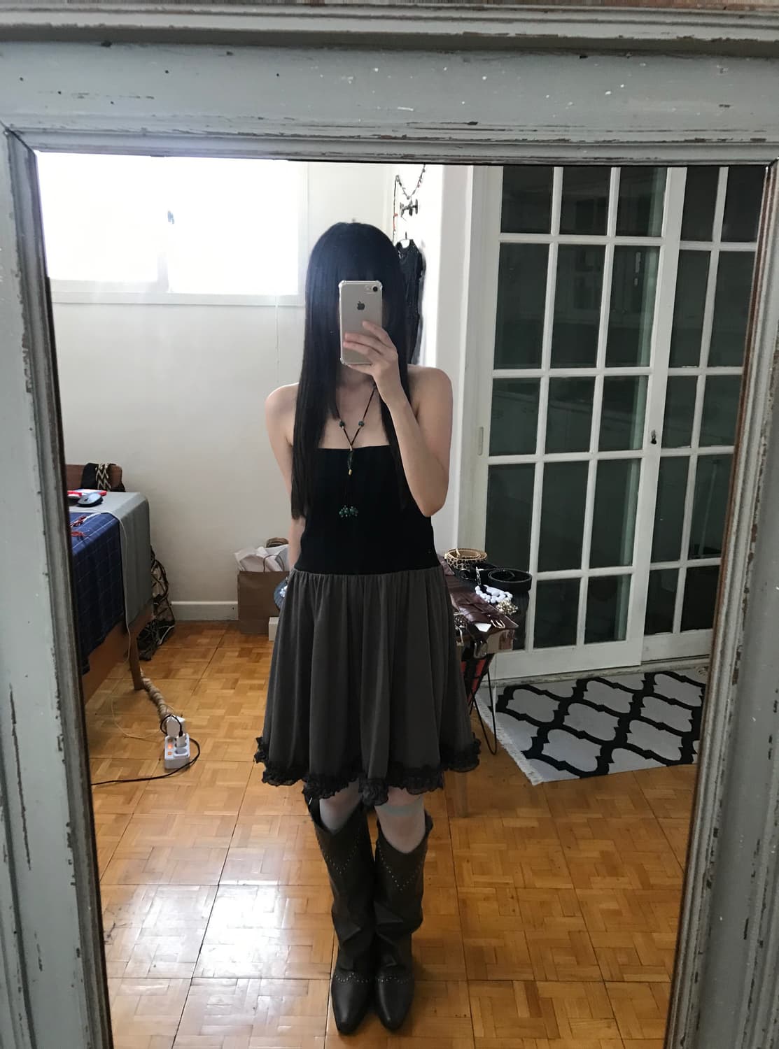 vintage frill skirt  상품이미지1