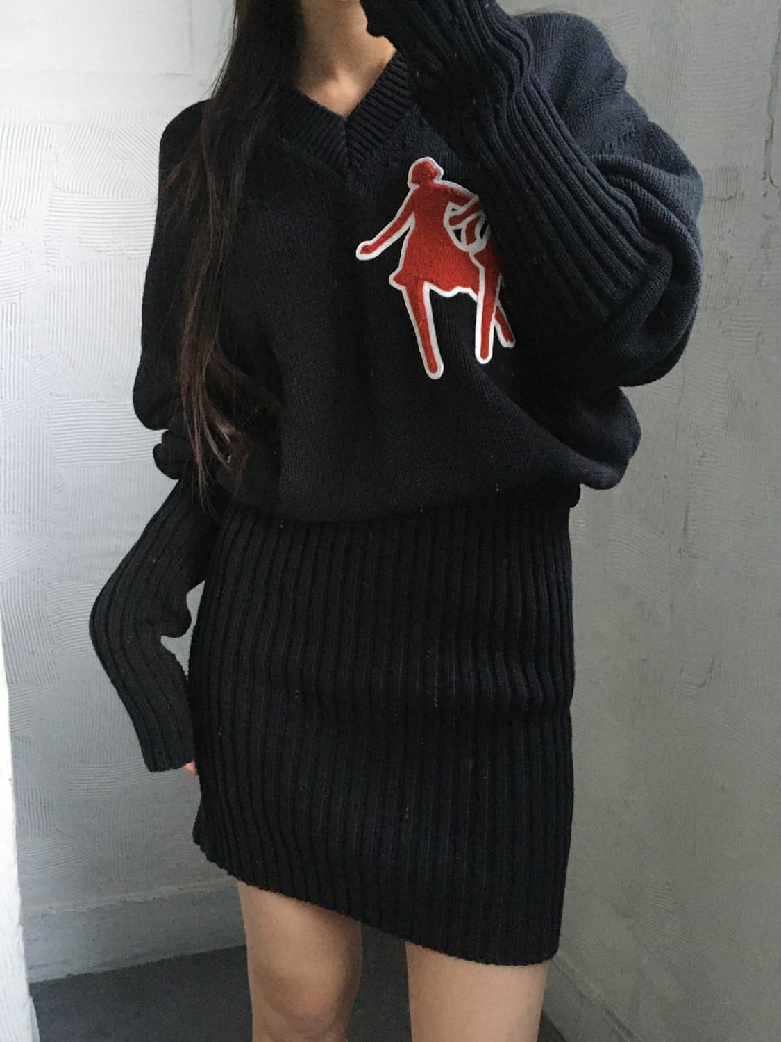 Stefan Cooke 스텐판쿡 댄싱레이디 턴업 니트 상품이미지1