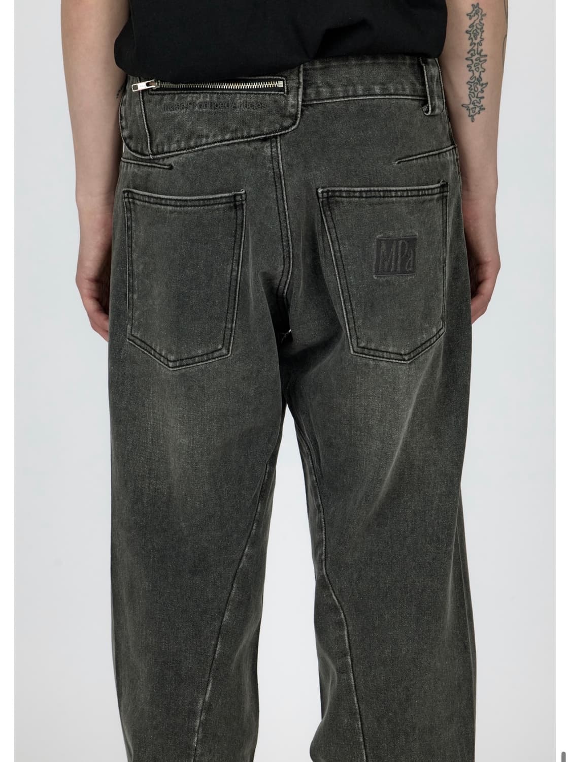 [플라스틱프로덕트] MPa DRIFT DENIM PANTS (GREY) 상품이미지4