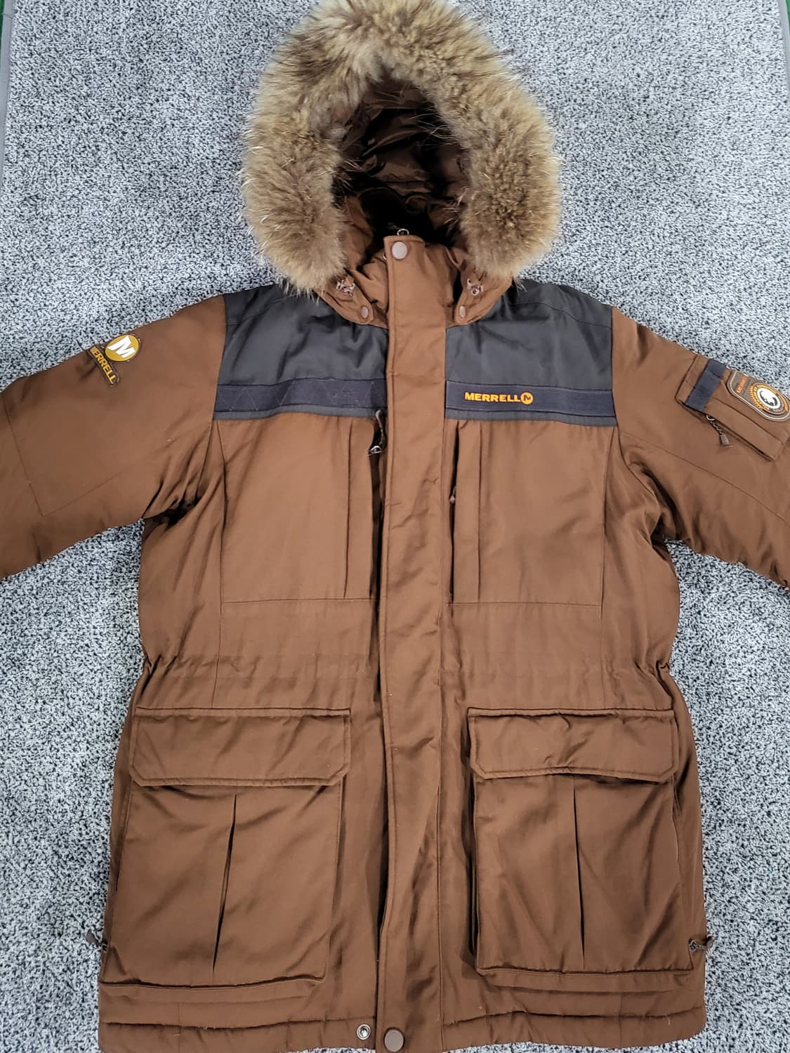 머렐 거위털 후드 패딩 자켓 상품이미지1