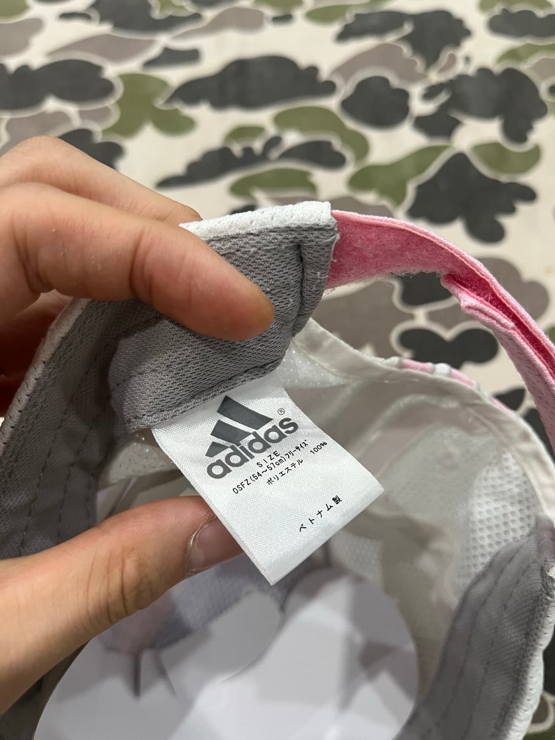 아디다스 재팬 핑크 매쉬 볼캡 상품이미지5