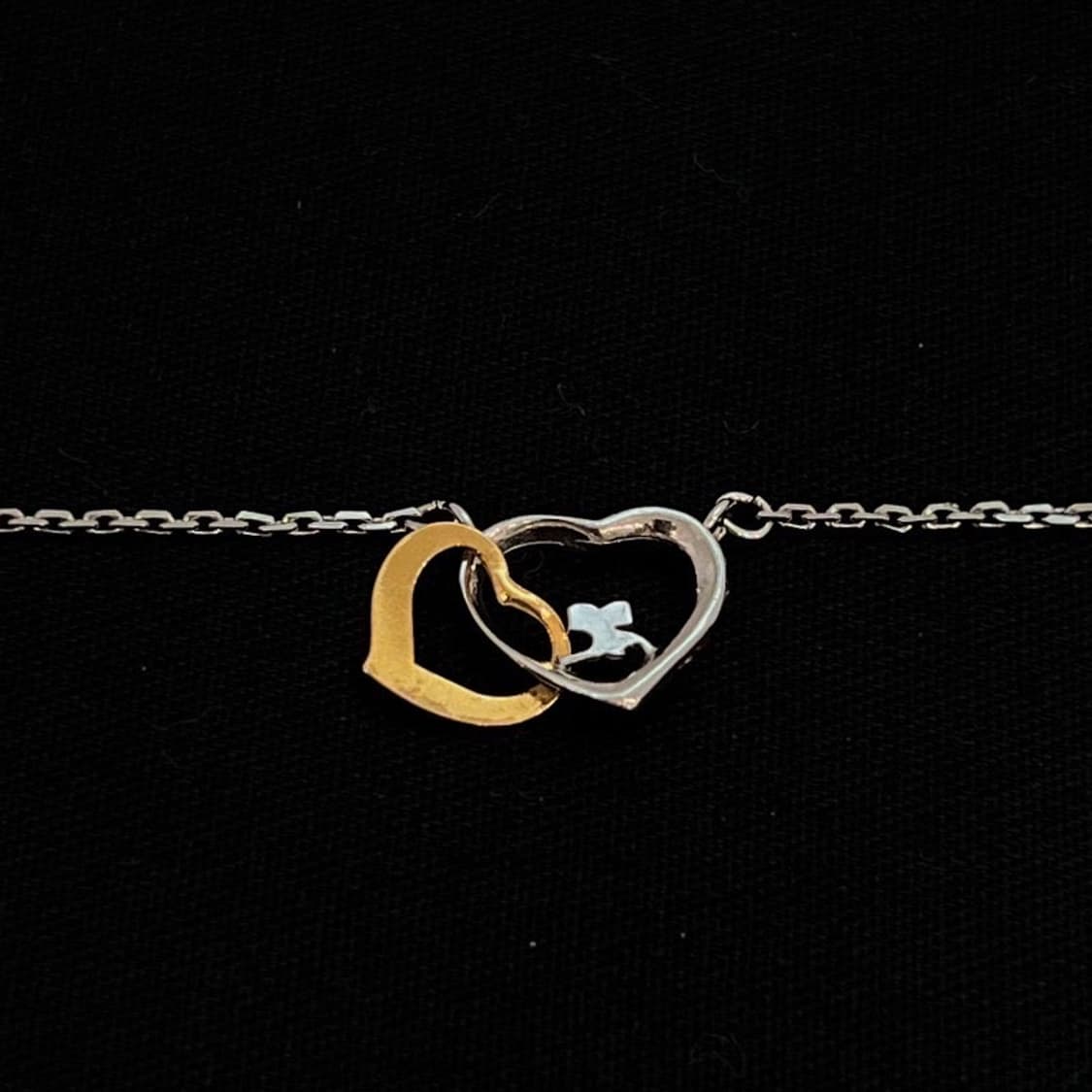 courreges / 쿠레쥬 더블하트 목걸이 상품이미지8