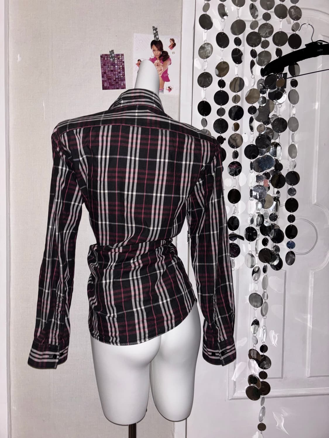 burberry black pink shirt 상품이미지4