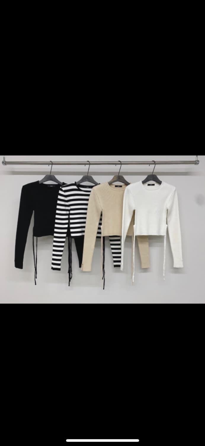 놉(nob) 줄줄이니트 스트라이프 상품이미지3