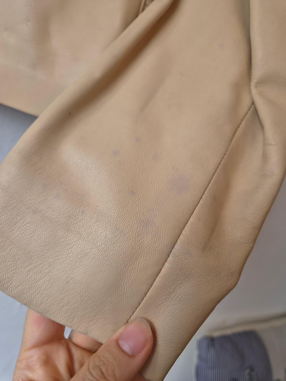 랄프로렌 일본 여성 베이지리얼가죽자켓 6사이즈 상품이미지6