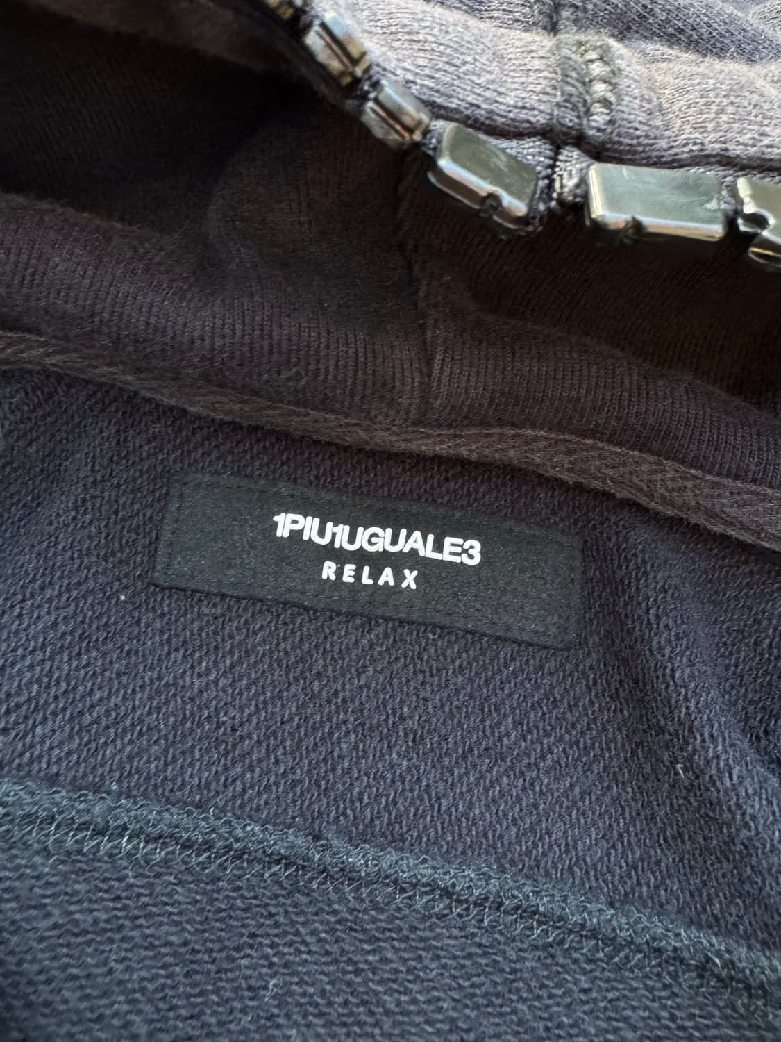 1PIU1UGUALE3 투웨이 풀집업 후드집업  상품이미지5