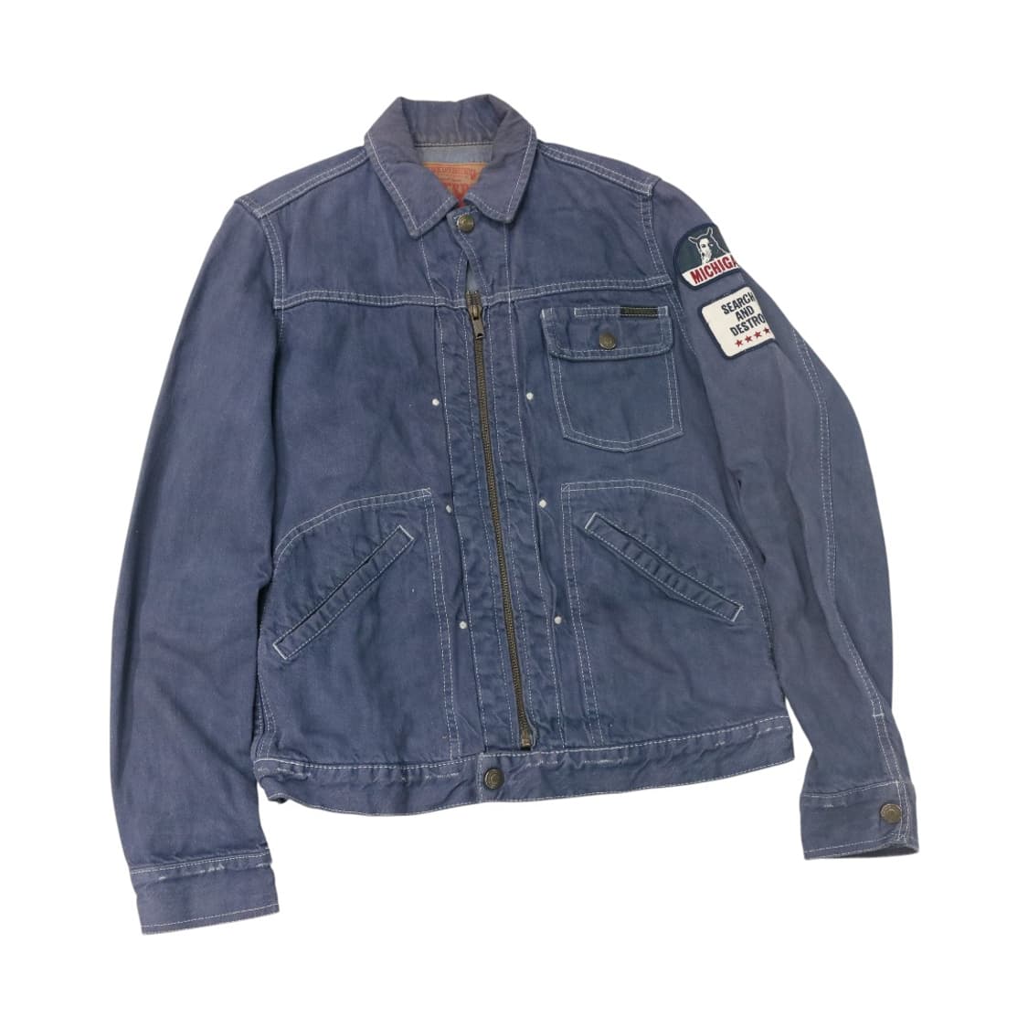 히스테릭글래머 빈티지 워싱 데님 자켓 상품이미지1