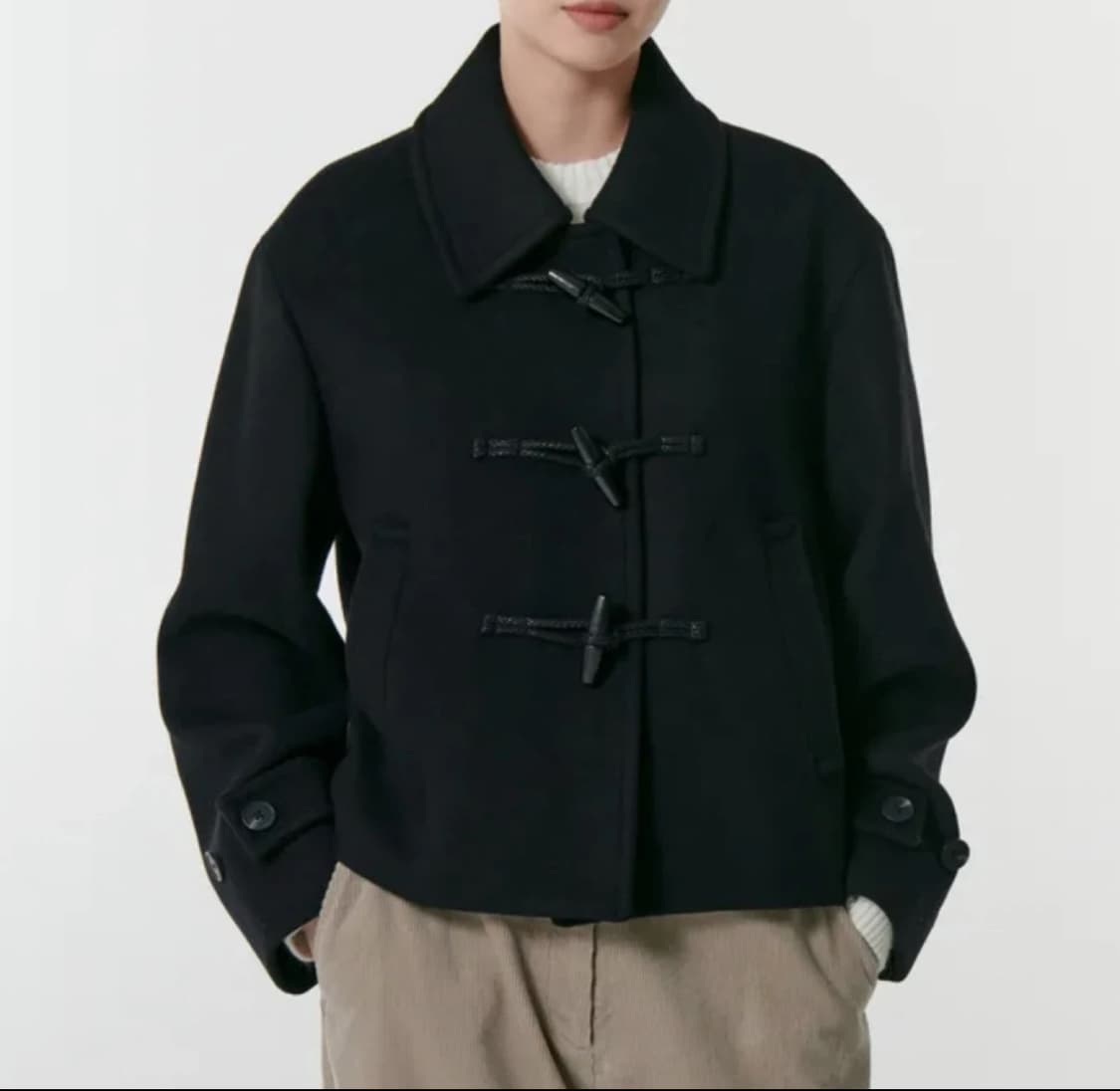 무탠다드 우먼즈 울 숏 더플코트  상품이미지1