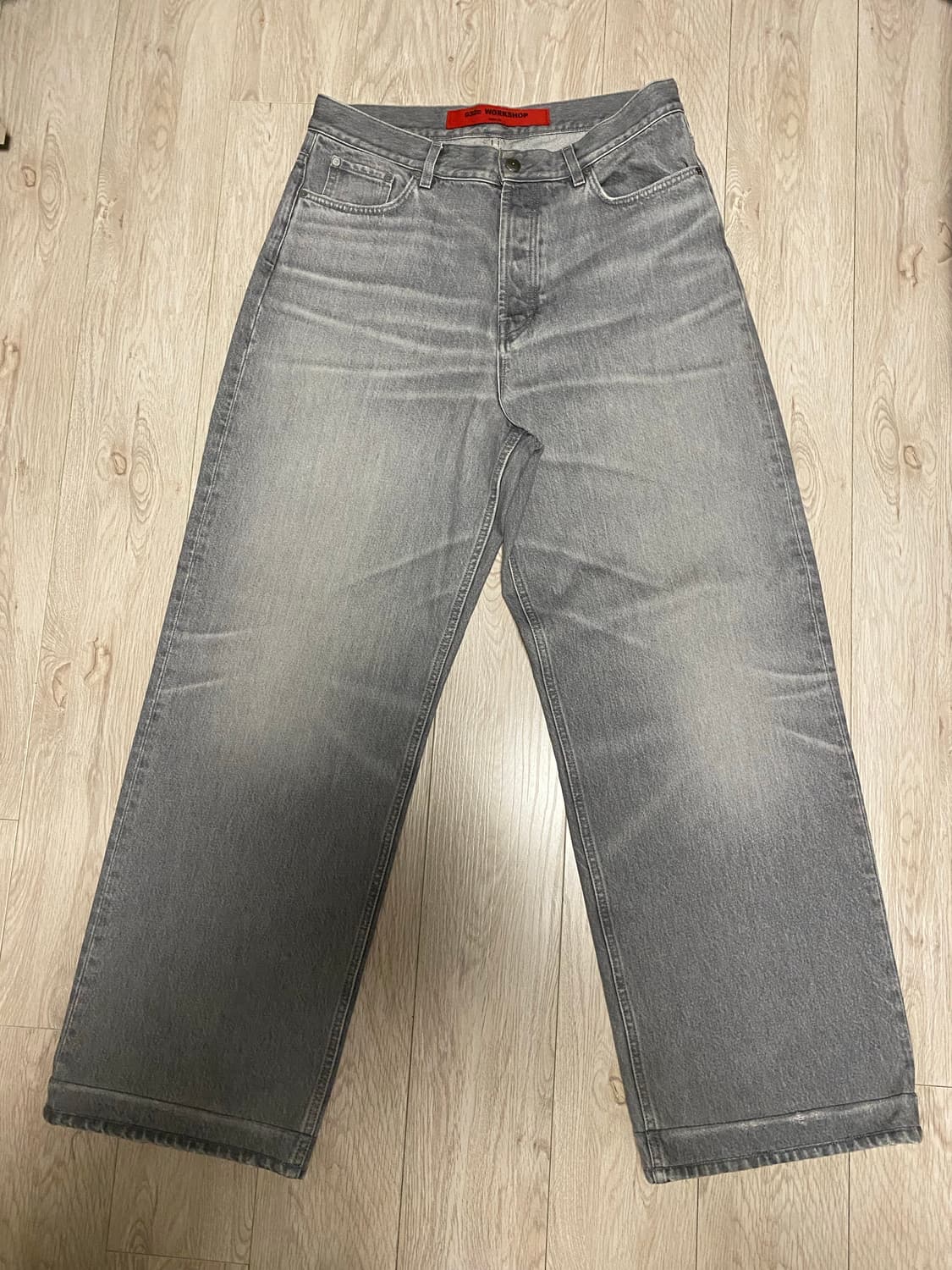 032c 어트리션 디스트로이드 진 워시드 그레이  상품이미지3