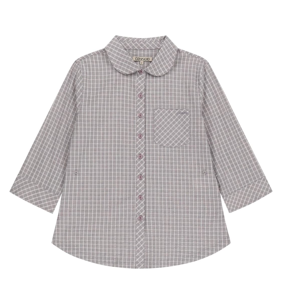 코이세이오 ROUND COLLAR CAPRI SHIRT ASH PINK  상품이미지5