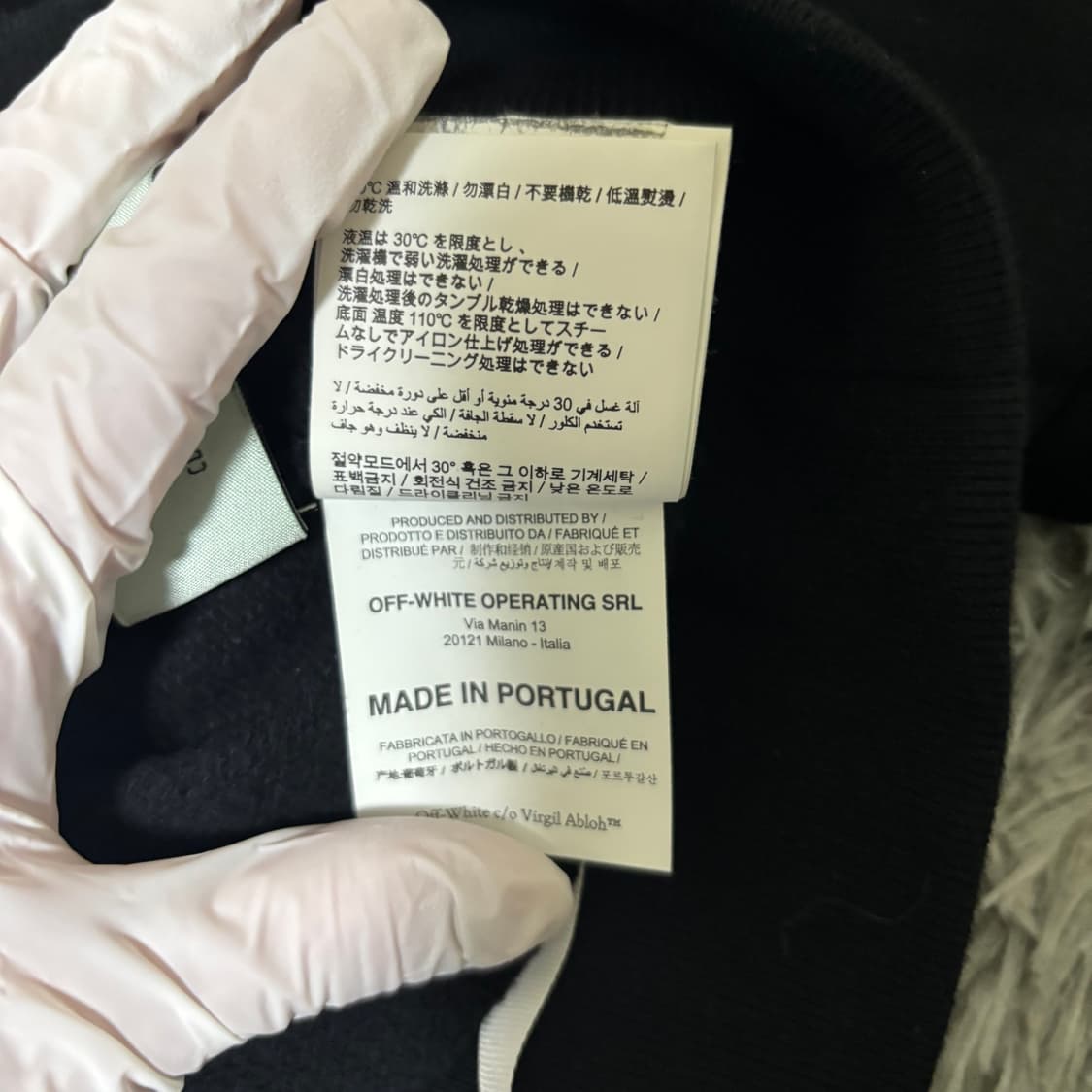 오프화이트 스텐실 애로우 맨투맨 급처 상품이미지7