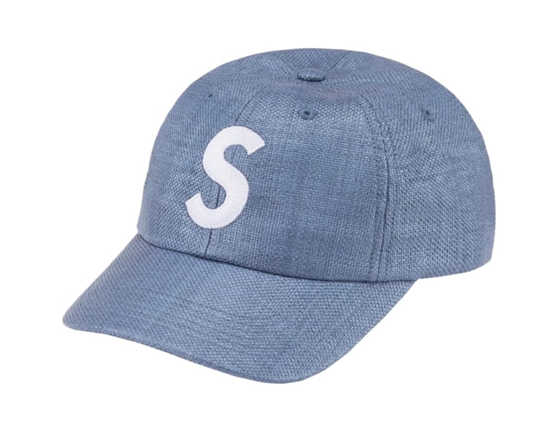 슈프림 라피아 S로고 6패널 볼캡 상품이미지1