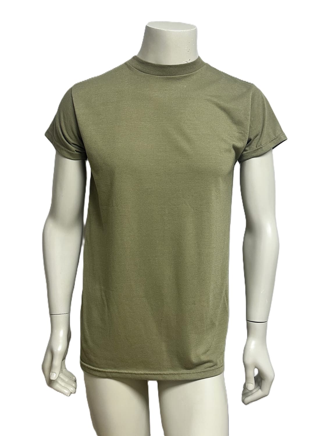 미군 카키색 라운드 반팔 티셔츠 (M) (8) (만원샵) 상품이미지1