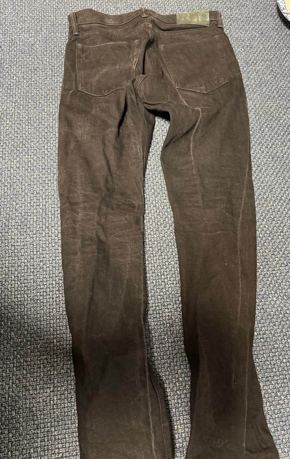 [30] 더블알엘 블랙 셀비지 슬림핏 상품이미지2