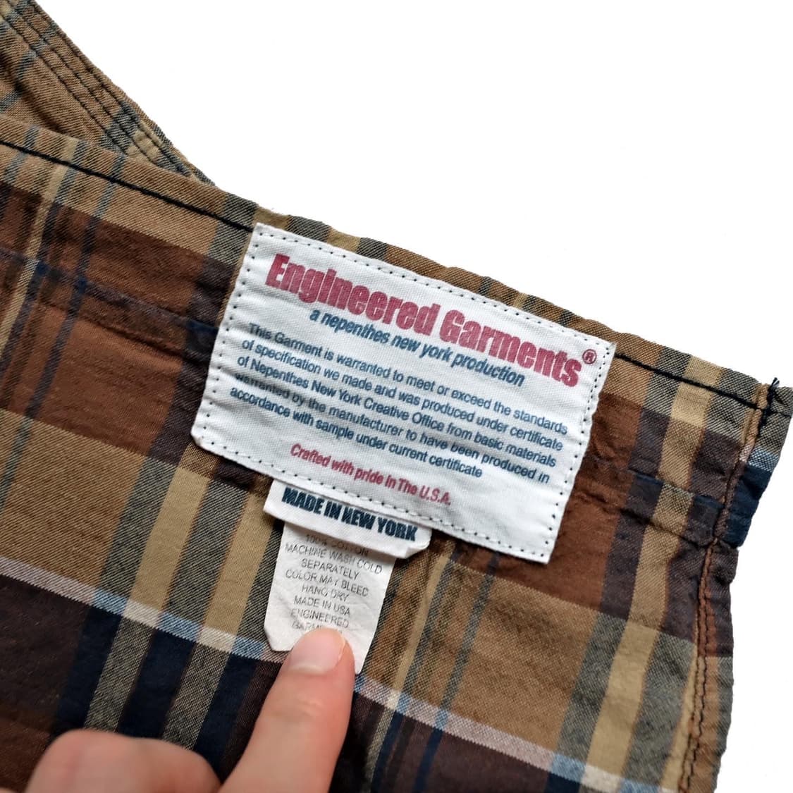 (구)엔지니어드가먼츠 올드라벨 워크셔츠 XL사이즈 상품이미지8