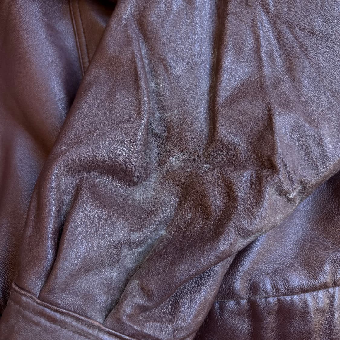 ANTONOVICH 가죽 자켓 브라운 퍼 카라 상품이미지5