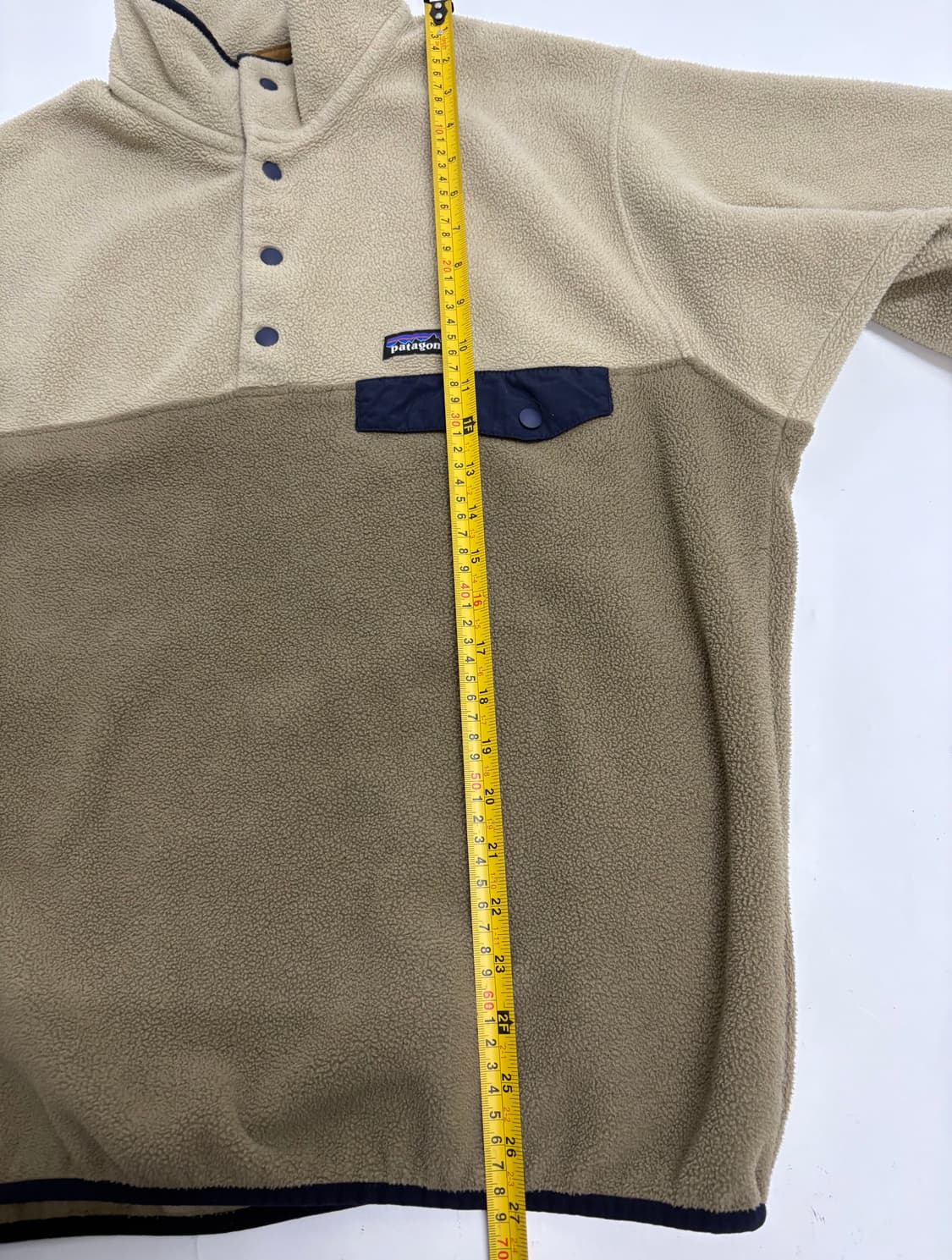 빈티지 파타고니아 신칠라 스냅티 멘즈M 애쉬탄 상품이미지9